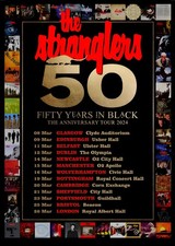 The Stranglers 50 Year Anniversary 2024 A3 A4 Print Poster Unframed