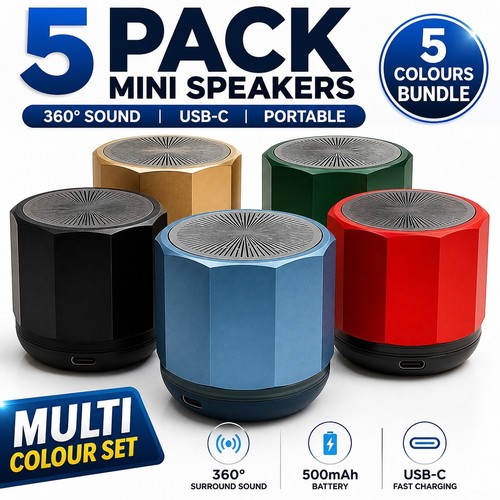 Pack mini bluetooth speaker - 5,