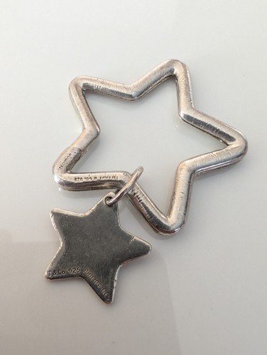 Tiffany star key ring - &,