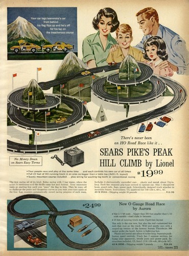 1964 paper lionel slot - lionel, ho