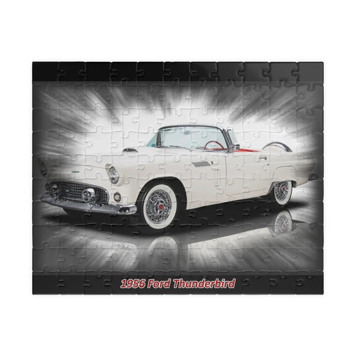 1956 ford thunderbird jigsaw - thunderbird,
