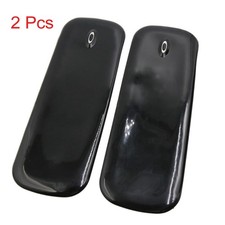 2 Pcs Black Rubber Car Front
