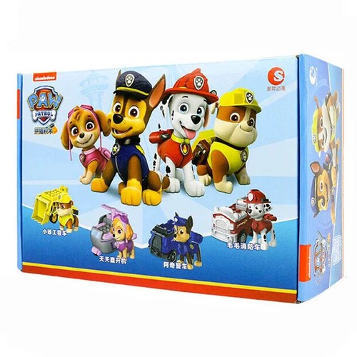 4pcs paw patrol pull back - 4pcs,