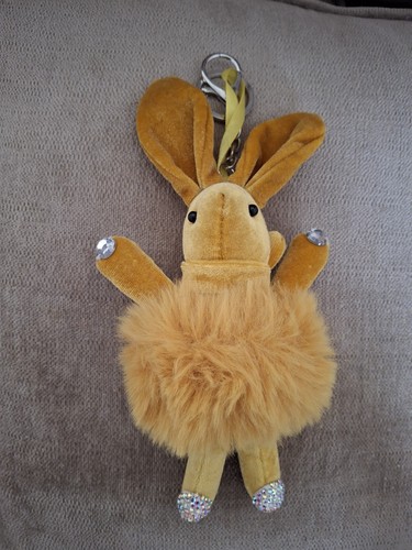 Gorgeous plush rabbit - rabbit, keyring