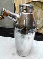 COCKTAIL SHAKER by Elkington silver plated Art Deco circa 1930