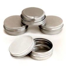 3 X 30ml screw lid Aluminium