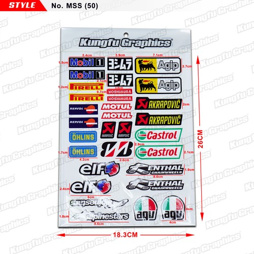 Motorsport sponsor logo decal - motorsport,