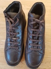NEW Men's Nicole Farhi brown leather boots Size 8 EUR 42