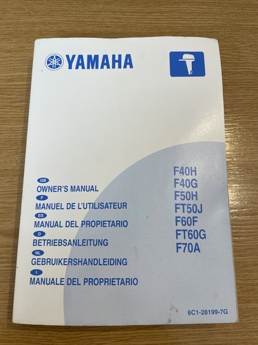 Yamaha outboard owners manual - outboard,
