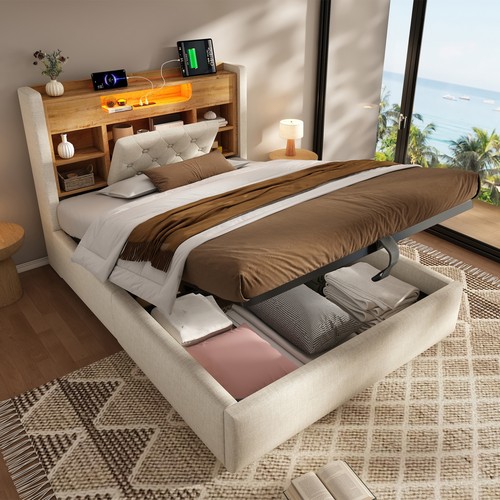 4ft6 double ottoman - 4ft6, bed