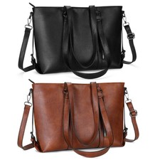 Vintage Women Shoulder Bag Large Designer Soft Leather Shopper Hobo Tote Handbag