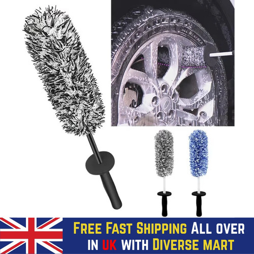 Microfibre wheel cleaning - wheel,