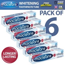Macleans Whitening Toothpaste Tube 100ml - Pack of 6