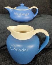 Vintage Blueware Jug & Teapot