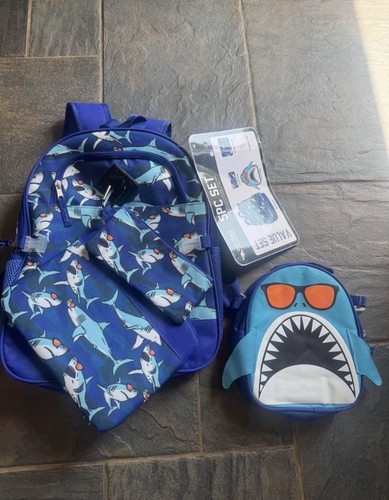 Kids shark backpack - kids,