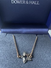 Dower & Hall Rose Gold Black Star Bracelet