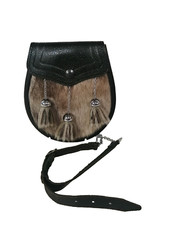 Leather Sporran Scotland with 3 Tassels