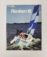 Renken 18 Sailboat Vintage Sales Brochure - Daysailer 