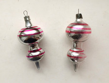Set of 2 Glass Icicles