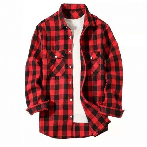 Mens plaid flannel checkered - flannel,