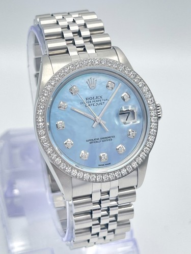 Rolex datejust 16014 - datejust, blue
