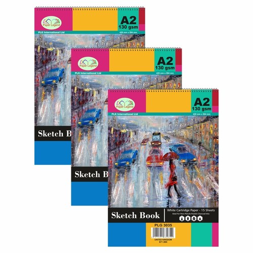Sketch pad white paper - x,