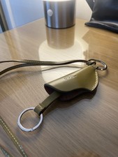 Ally Capellino Key Ring Lanyard In Mustard