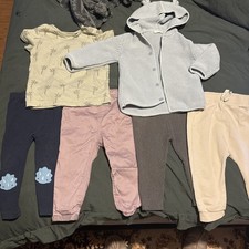 Baby Boys Clothes Bundle Age 9-12 Months  6 Items Tops