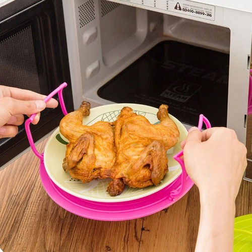 Microwave tray with folding - tray,