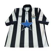 Newcastle United Home Shirt 1993-1995 ASICS Mens M/L Football NUFC Original Rare