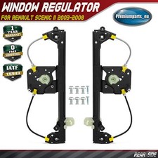 2x Window Regulator Rear Side
