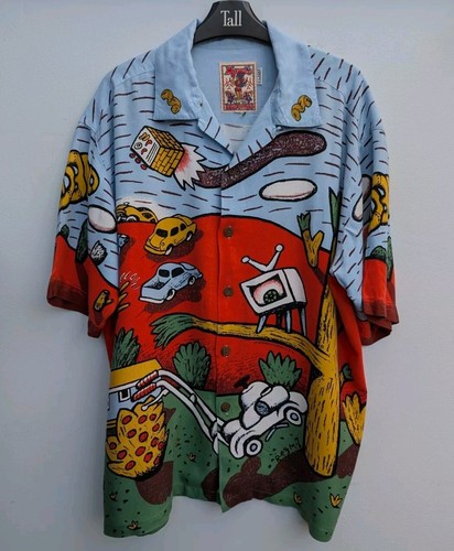 Vintage mambo loud shirt lost - vintage,