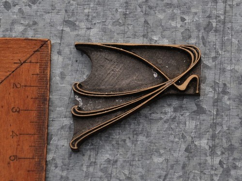 Brass ornament bookbinding art - ornament,
