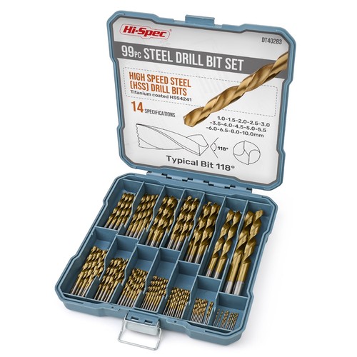 Hss drill bit set - hss, metal