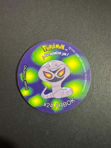 Pokemon tazo arbok - tazo, #24