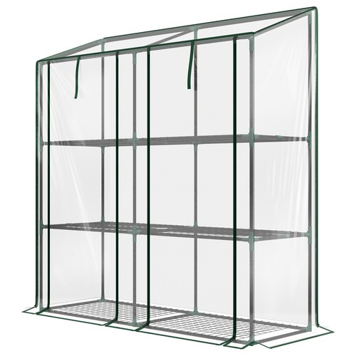 Lean greenhouse with - greenhouse, 3