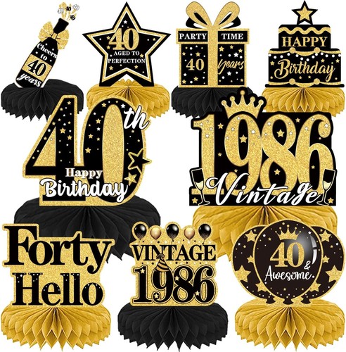 40th birthday table - 40th,