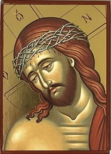 Jesus Christ Bridegroom Icon Orthodox Byzantine wood Catholic Greek 14cm x 10cm