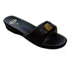 Scholl leather look low - leather,