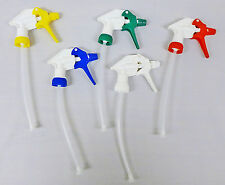 5 x Trigger Spray Heads. Chemical Resistant Hydroponics, Valeting, Bottles