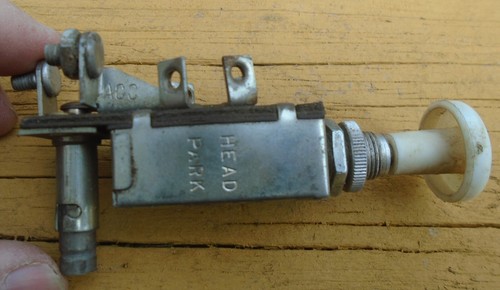 Vintage white knob pull - vintage,