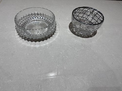 Small glass crystal flower - crystal,