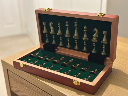 Premium 30cm wooden chess - premium,