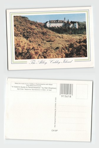 Postcard the abbey caldey - the,