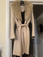 Zara 69% Wool Coat Off White