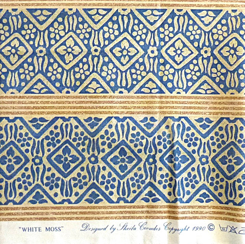 Vintage 1990 blue cream - blue, &