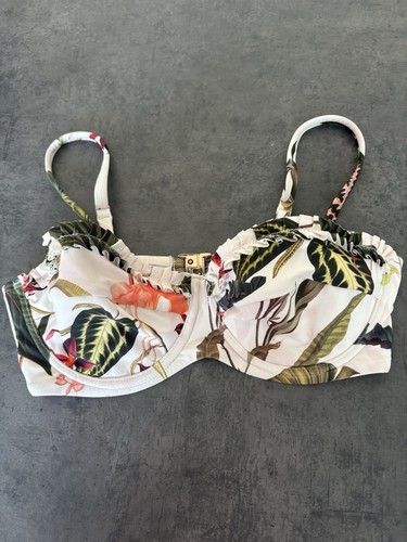 Mint velvet floral bikini - mint, top