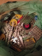 Meccano pieces from the 80s