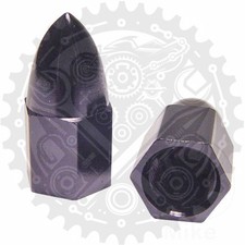 JMP Valve Caps Aluminium Black