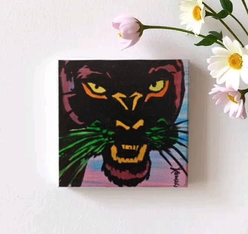 Original big cat - cat, expressionism